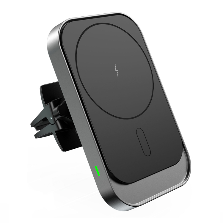 Bidao Magnetic Wireless Charger 15W Fast Charging Super Absortion Car Wireless Charger Support 360 Rotation Wireless Charger