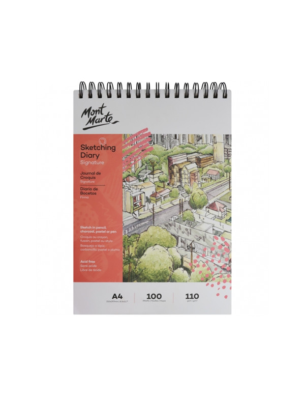 Мон марте Jumbo рисования дневник 100 Sht A4