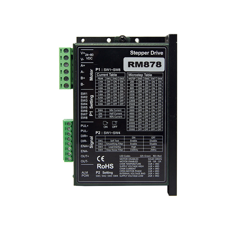 Lunyee DM430D 2 Фаза Гибридный DC18-40V Драйвер шагового двигателя для 0,9-3A мотор