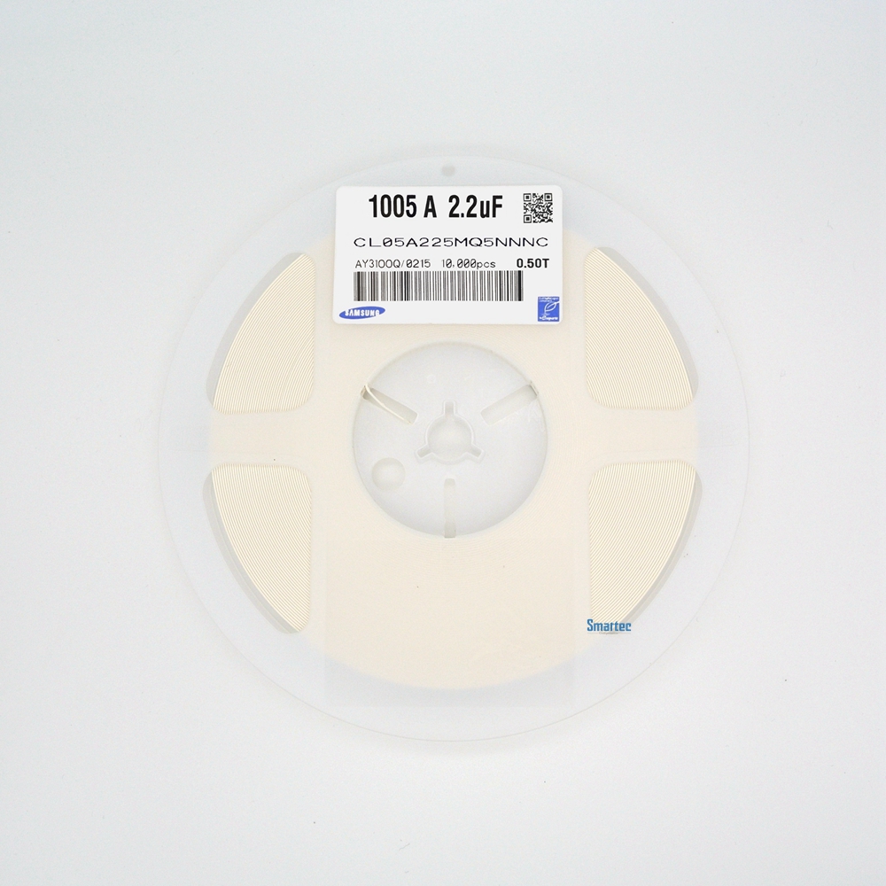 225 м SMD конденсаторы 0402 2,2 мкФ 20% 6,3 V X5R CL05A225MQ5NNNC