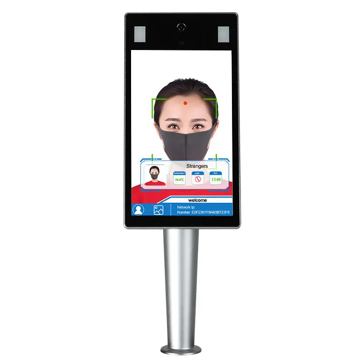 8 Inch Ai Intelligent Body Measuring Device Terminal Scanner Kiosk Detection Checking All In One Face Recognition Temperature