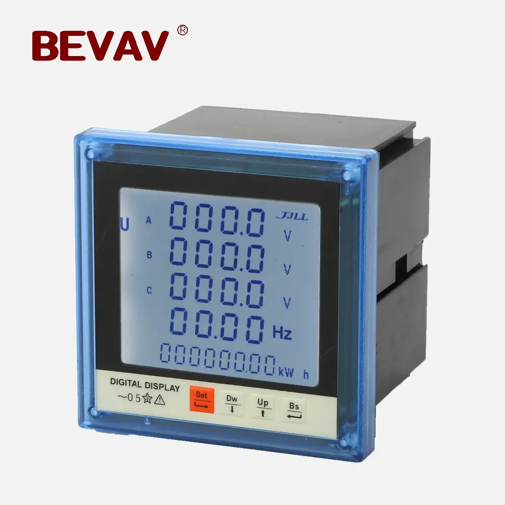 BEVAV A+ quality Three Phase Multifunction Electrical Power Meter electricity meter energy analyser XD194E-9SY