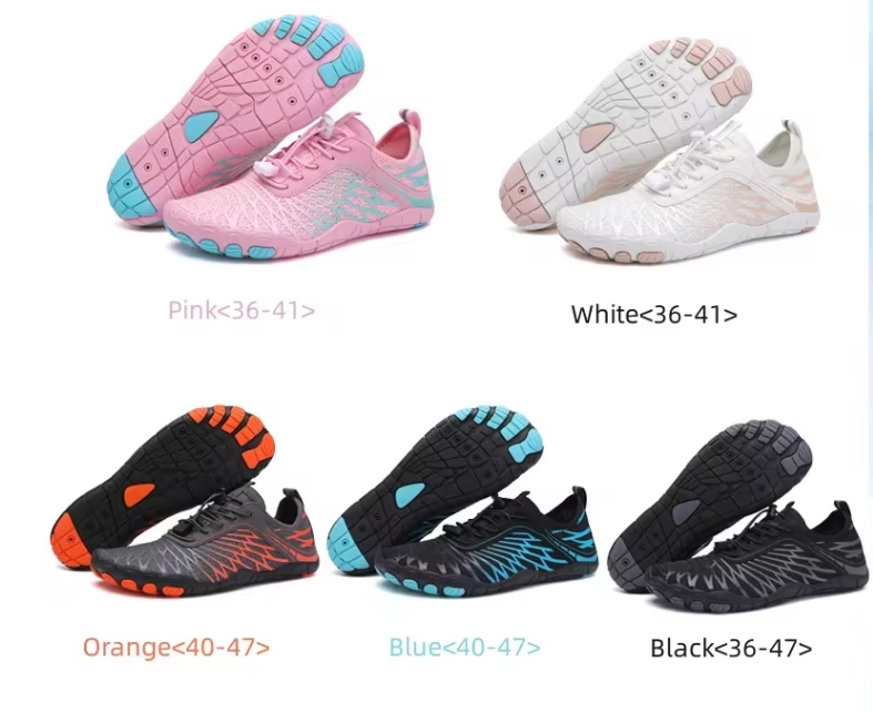 New Arrivals Unisex Sport Black Water Running Skin Socks Quick Dry No Slip Women Beach Shoes