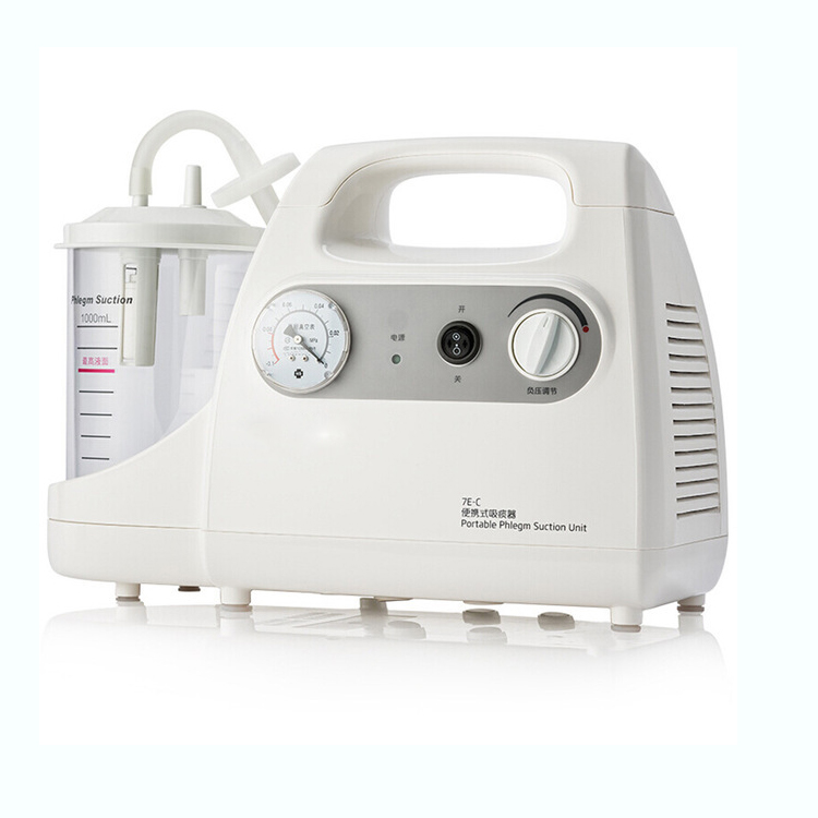 Portable Medical Vacuum Suction Apparatus Single Bottle Phlegm Suction Machine