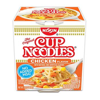 Nissin лапша быстрого приготовления ароматизатор куриный суп оптом чехол набор из 24/2,25 oz