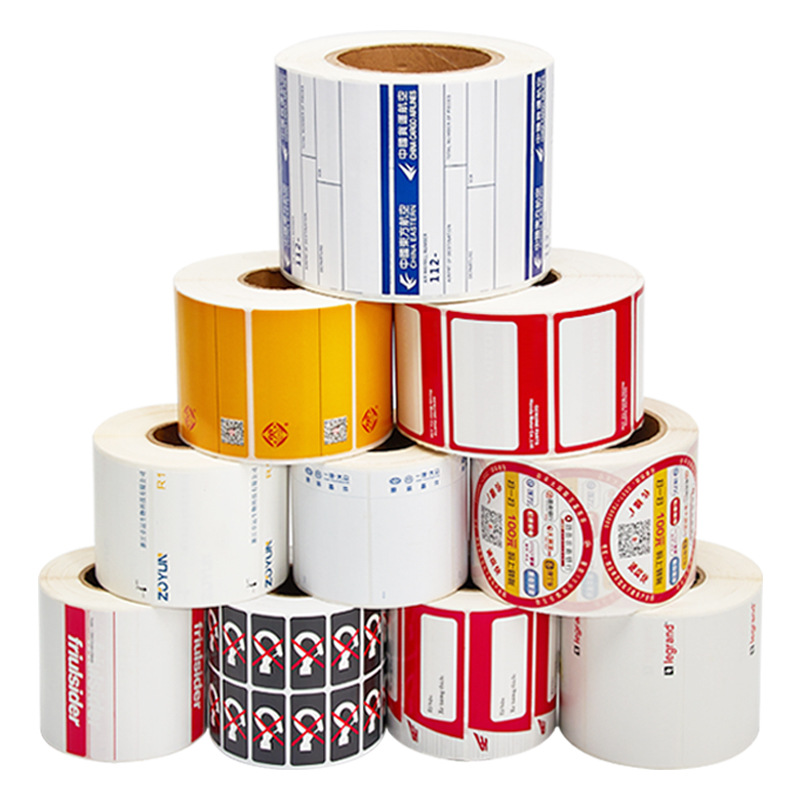 Custom Wholesale Self-adhesive Stickers Synthetic Paper Label Stickers For Packaging
