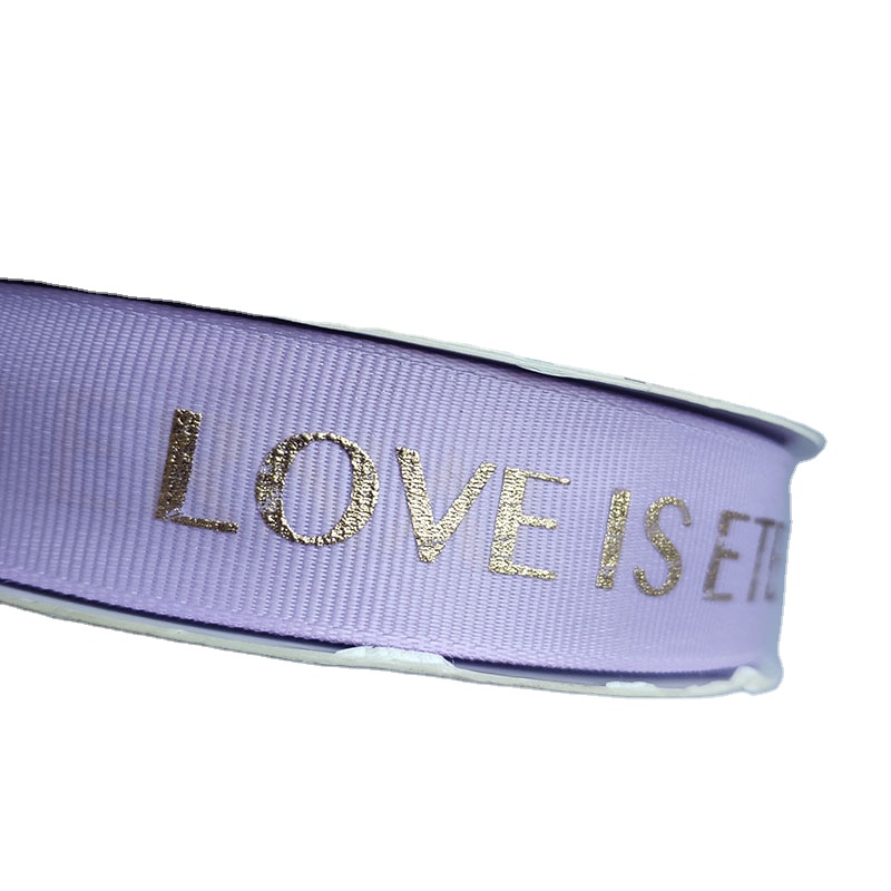 PS888 personalized printed Christmas ribbon satin customized for Christmas
