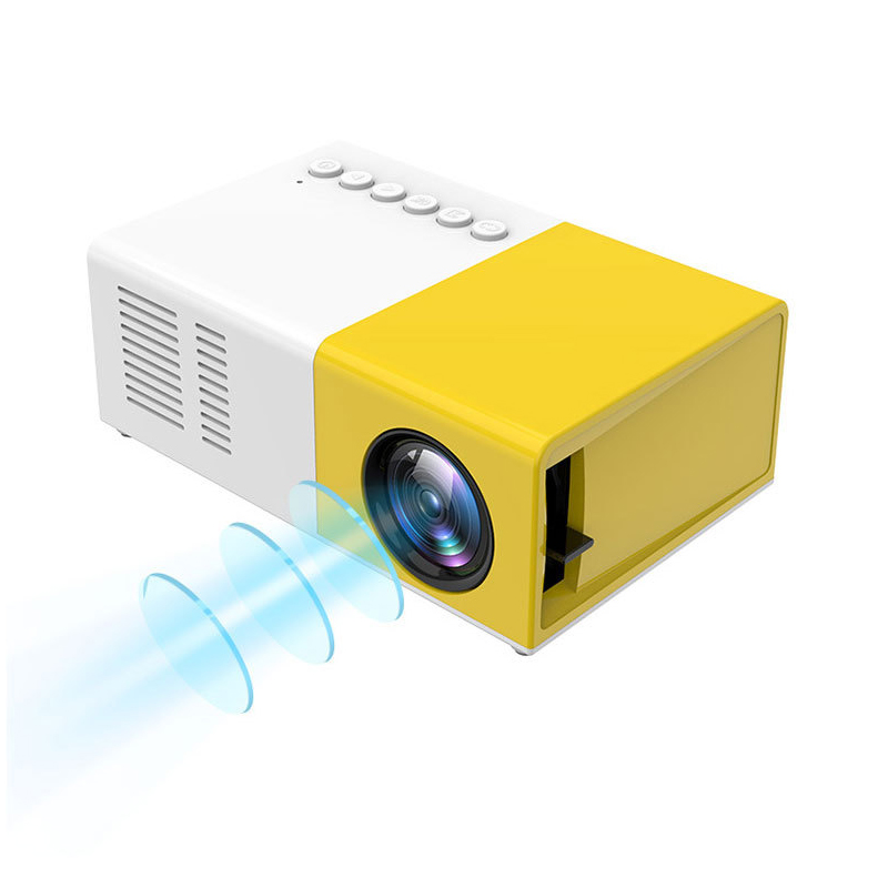 Salange J9 Projector Mini Pocket Portable Support 720P For Outdoor Movie Home Theater Kids Video Beamer Proyector