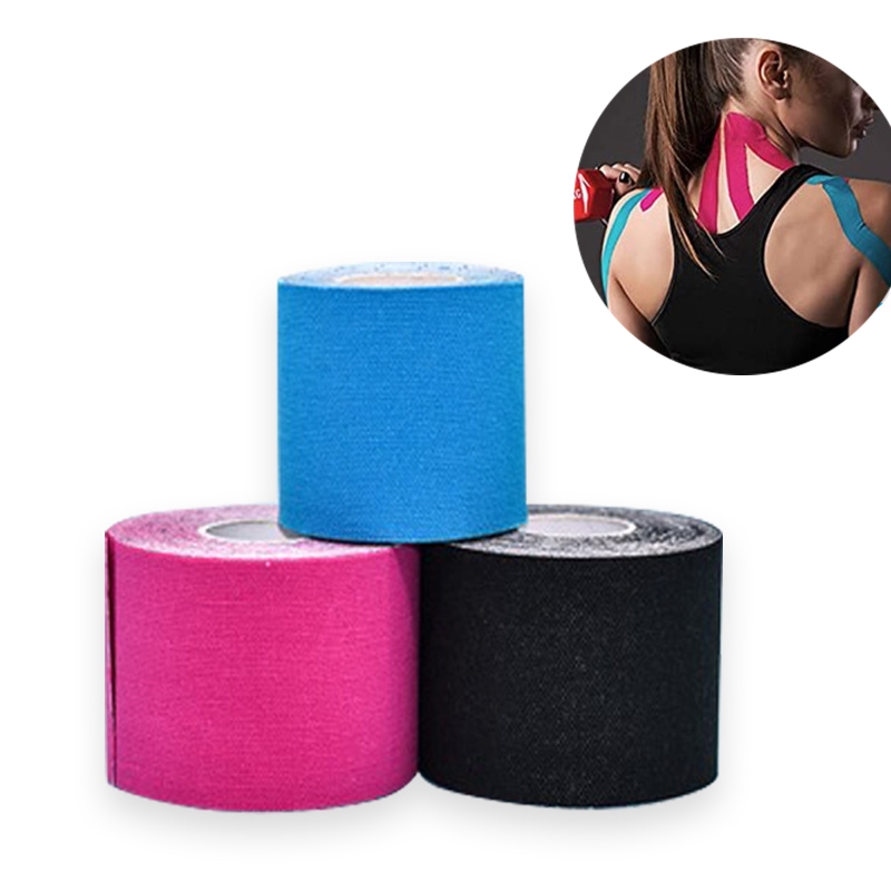 Factory sport therapy tape protect muscle elastic physiology multicolor thumb Kinesiology tape for bowling