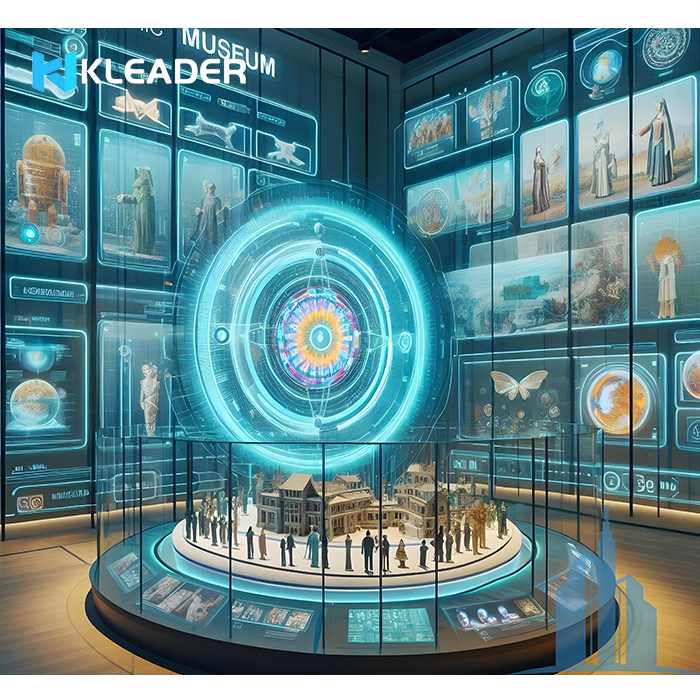 3D Hologram Projector 7D Outdoor Device 4D Interactive Holographic Projection Wall for exhibit Museum equipment