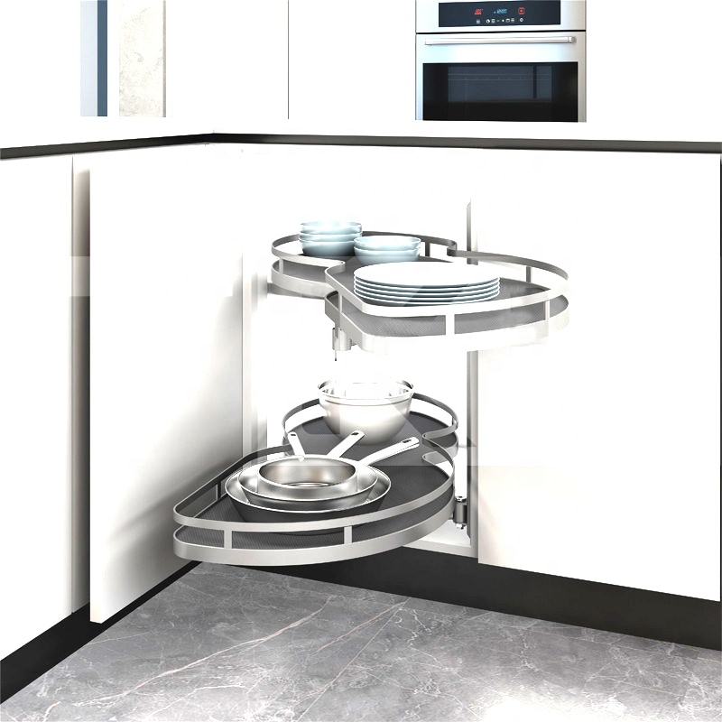 Multi-Function Three Sides Wire Basket Kitchen Cupboard Storage Mesh Basket