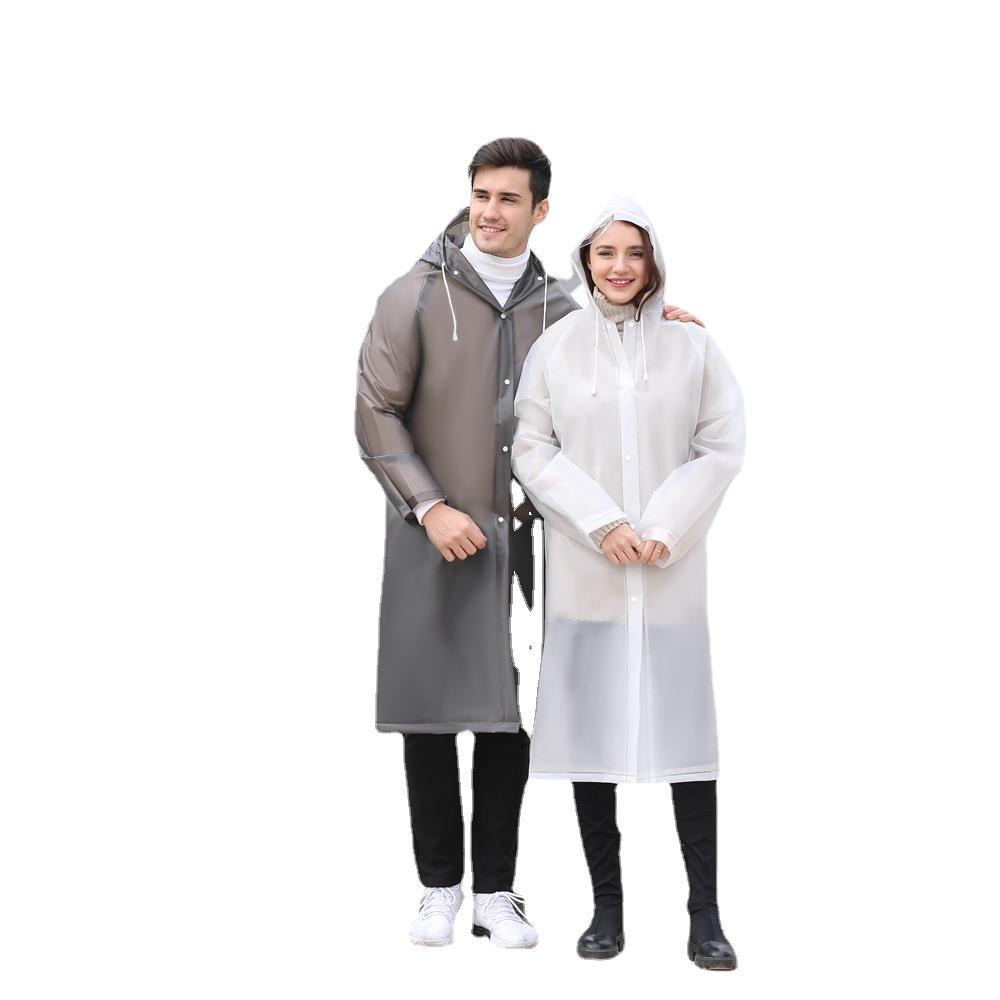 Travel Rainwear Custom Disposable Customized EVA PE Lightweight Reusable Portable raincoat