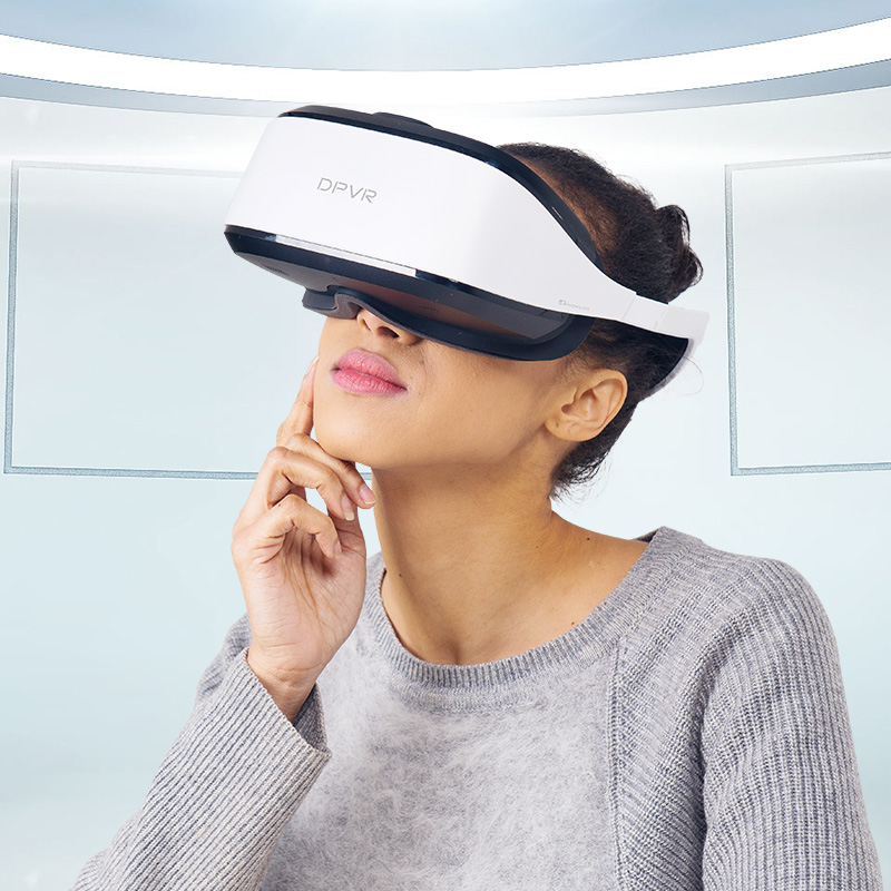 DeePoon DPVR E3B гигантский экран кино 3D шлем Виртуальная реальность ПК на голову дома ультра-ясный VR девушка/VR игра/VR