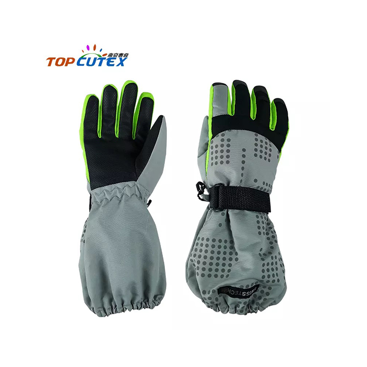 Anti-Slip Outdoor Sports Winter Snowboard Full Finger Ski Mittens Women Warm Glove