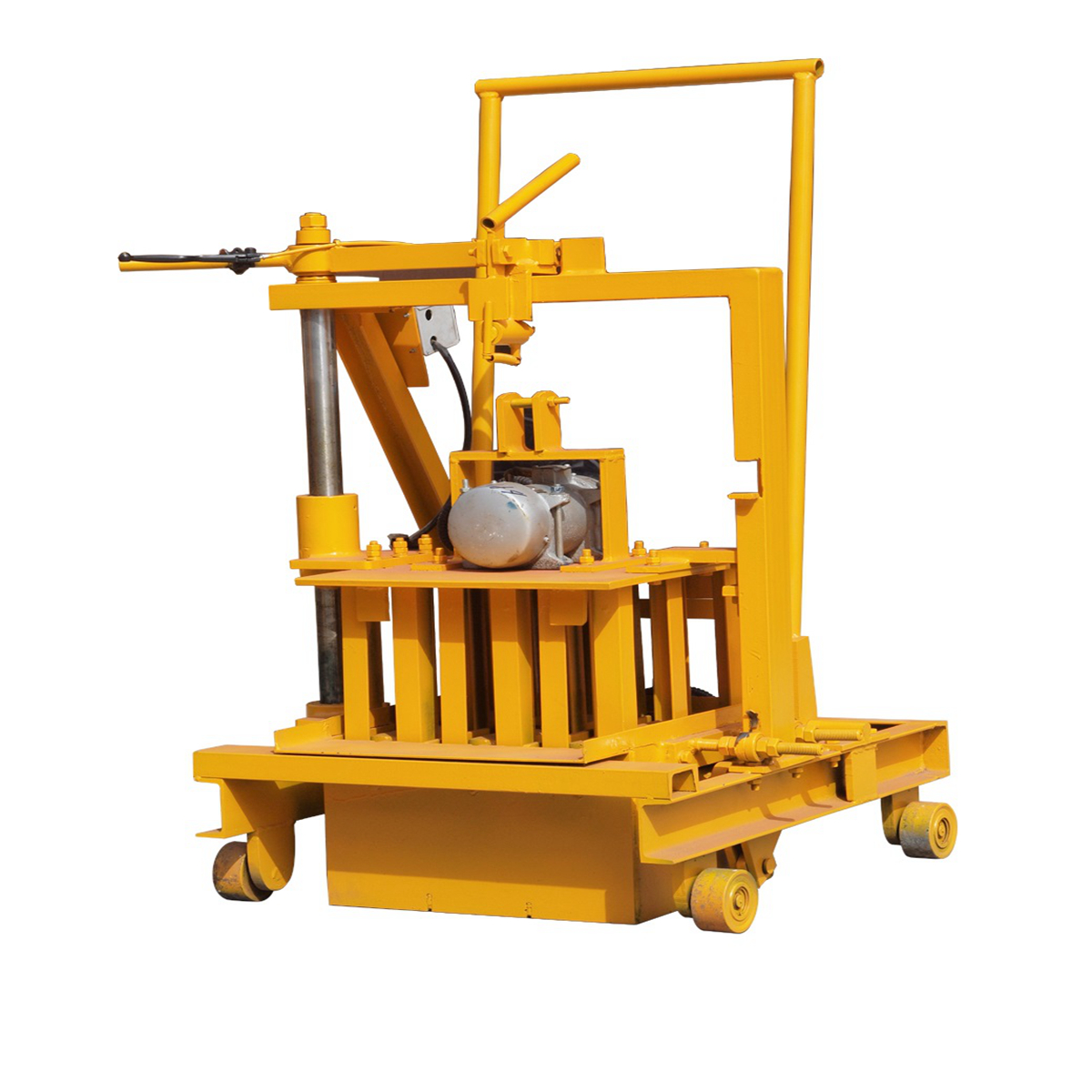 Equipment for ecological brick qt40-3c cheap moving cement hollow block making machine price