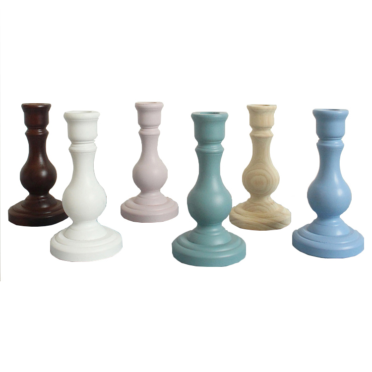 Wedding Decorating Votive Modern Luxury Single Wood Candle Holder