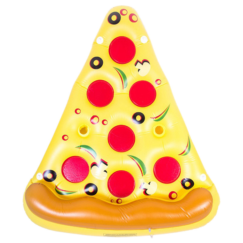 New Design Popular Inflatable Pizza Slice Pool Float Summer Water Park Raft Inflatable Floating Mat For Adult