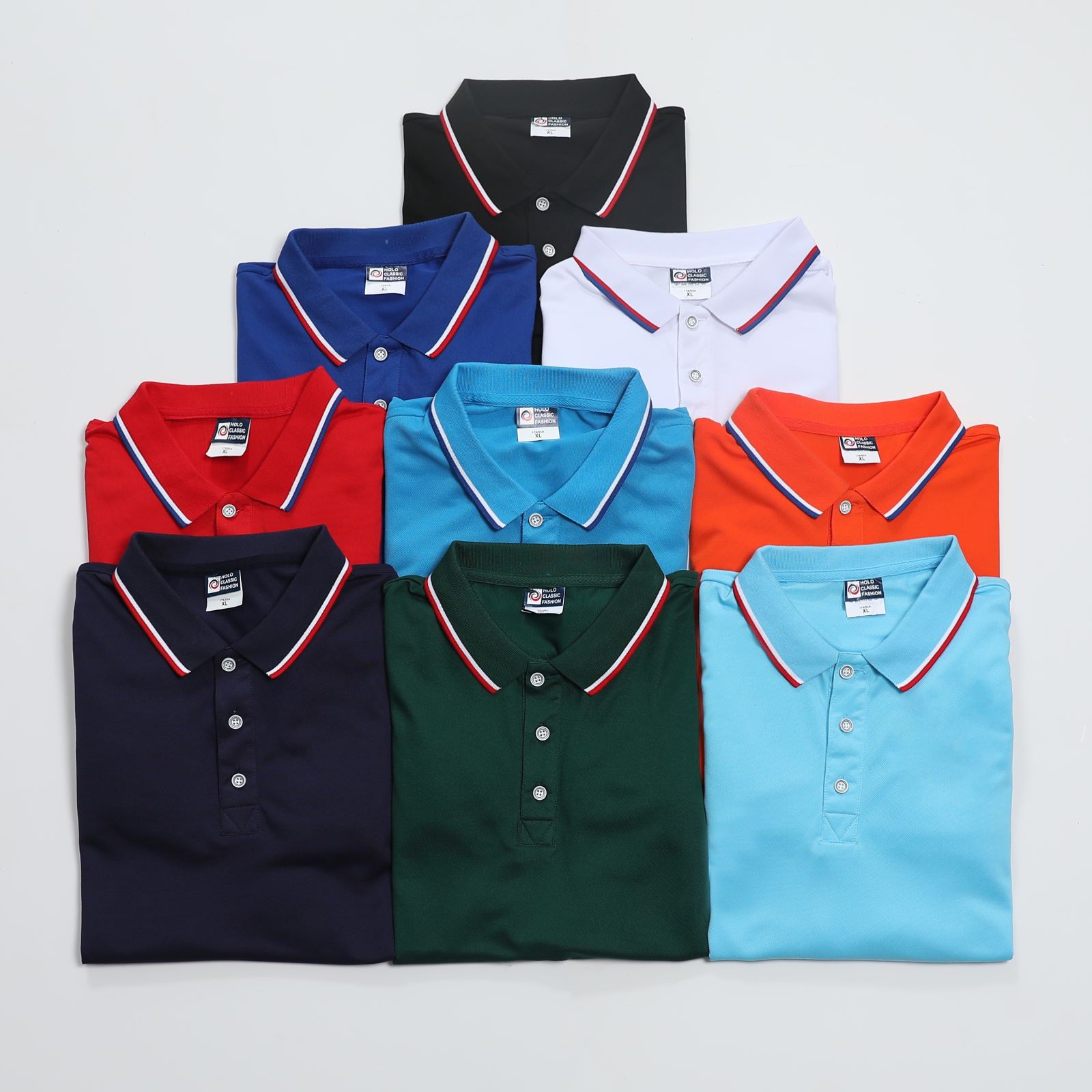 Long sleeve polo shirt custom work clothes Lapel T-shirt corporate culture advertising Shirt Custom Embroidery logo