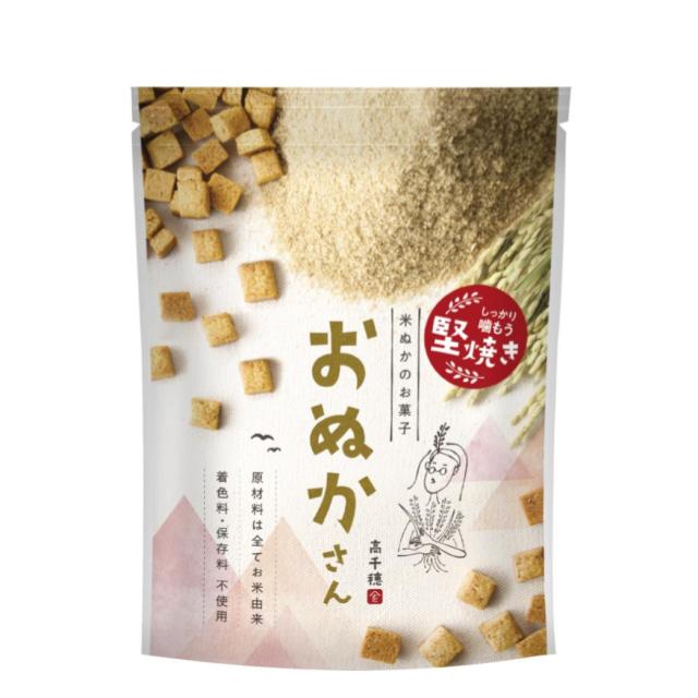 Закуски из рисовых отрубей Onuka-san Flat