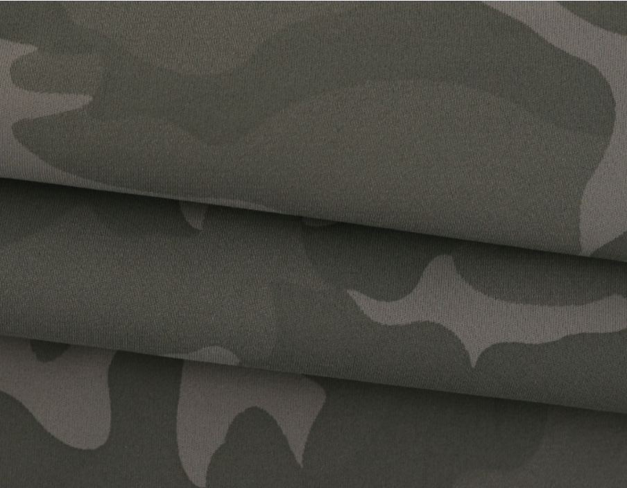 Polyester ammonia football grid printing yoga double-sided fabric printing spring and summer sportswear casual clothing fabric