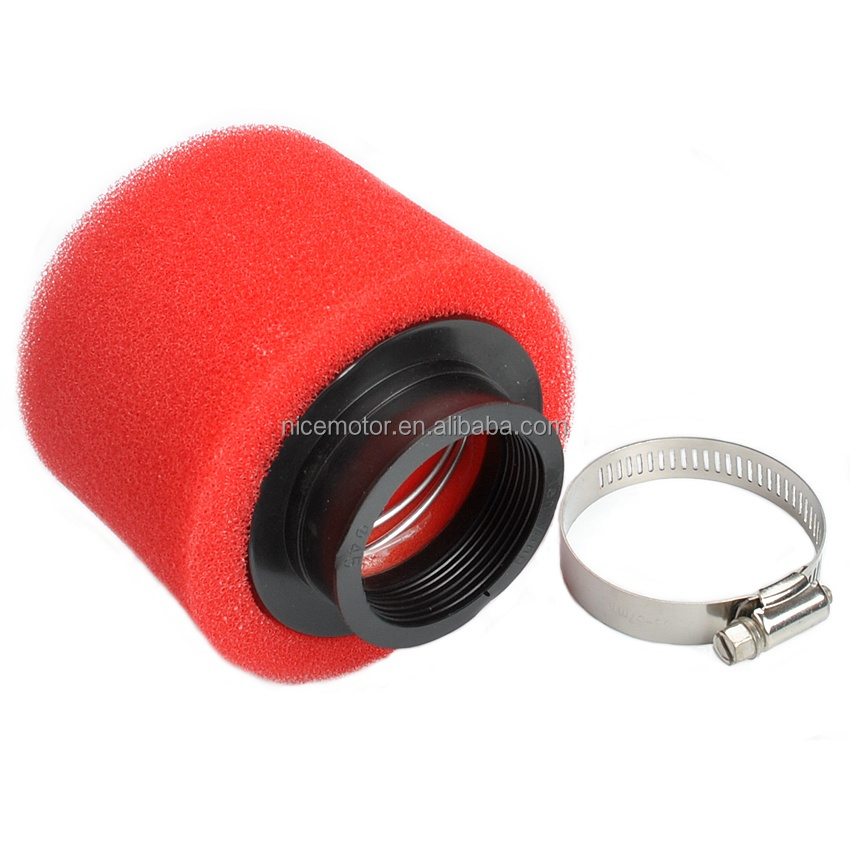 35mm Angle Bent Foam Air Filter Pod Cleaner PIT Quad Dirt Bike ATV Buggy 125-250CC motorcycle
