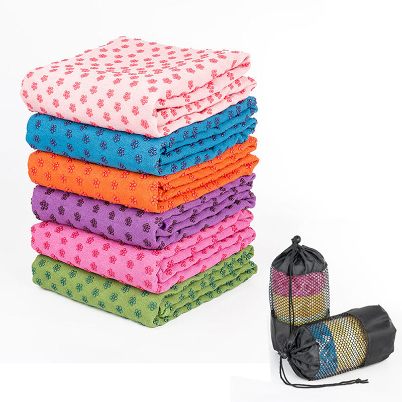 customized design yoga towel printed double design low moq sweat towel yoga mat eco friendly