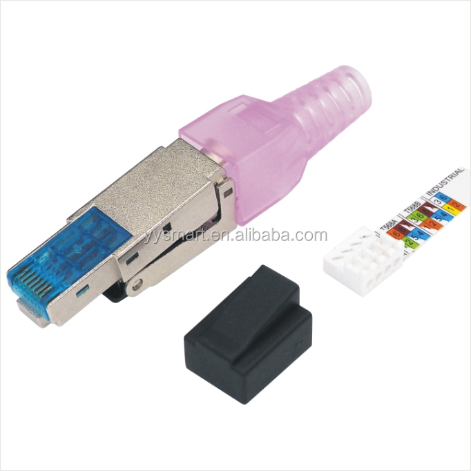 Заводской OEM Tooless Cat6A RJ45 штекер