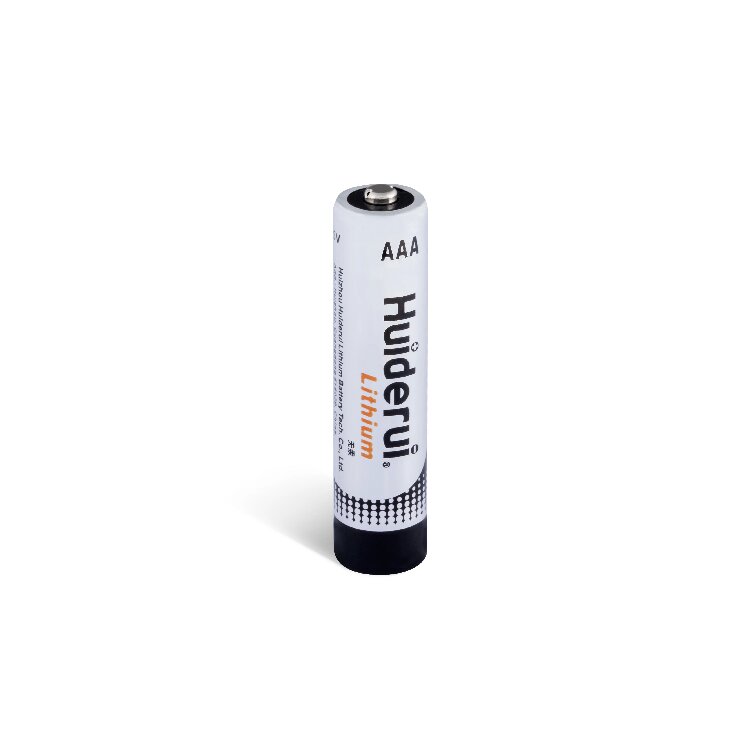 Huiderui High Performance 1.5V 1000mAh AAA FR03 FR10445 LiFeS2 Primary Lithium Battery for Medical Equipments Digital Camera