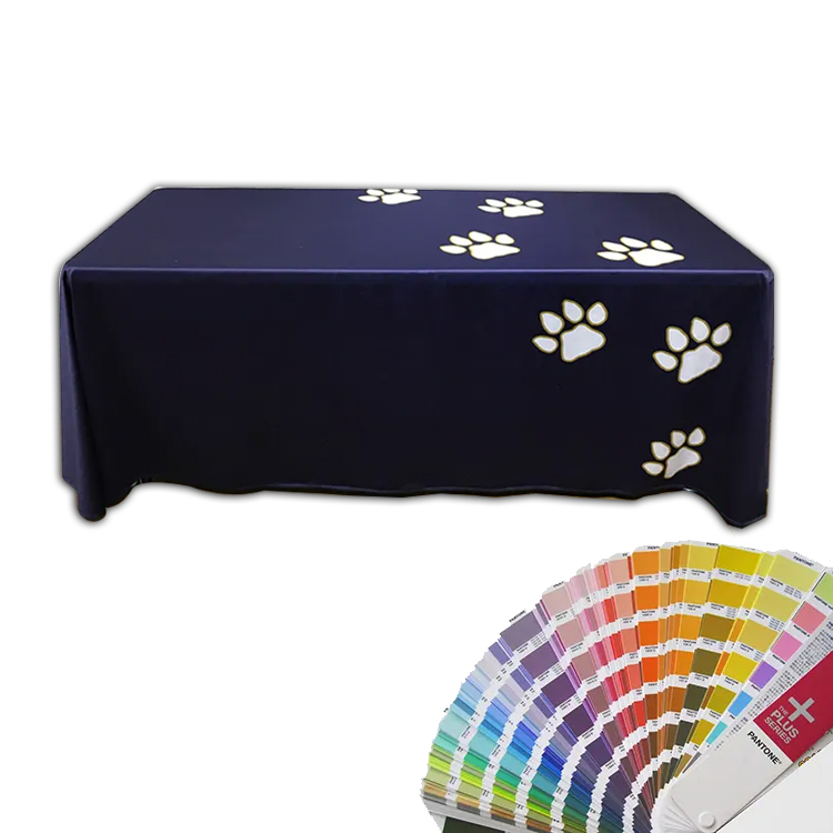 White Ivory Black Table Cloth Round Rectangle Square 100% Polyester Tablecloth
