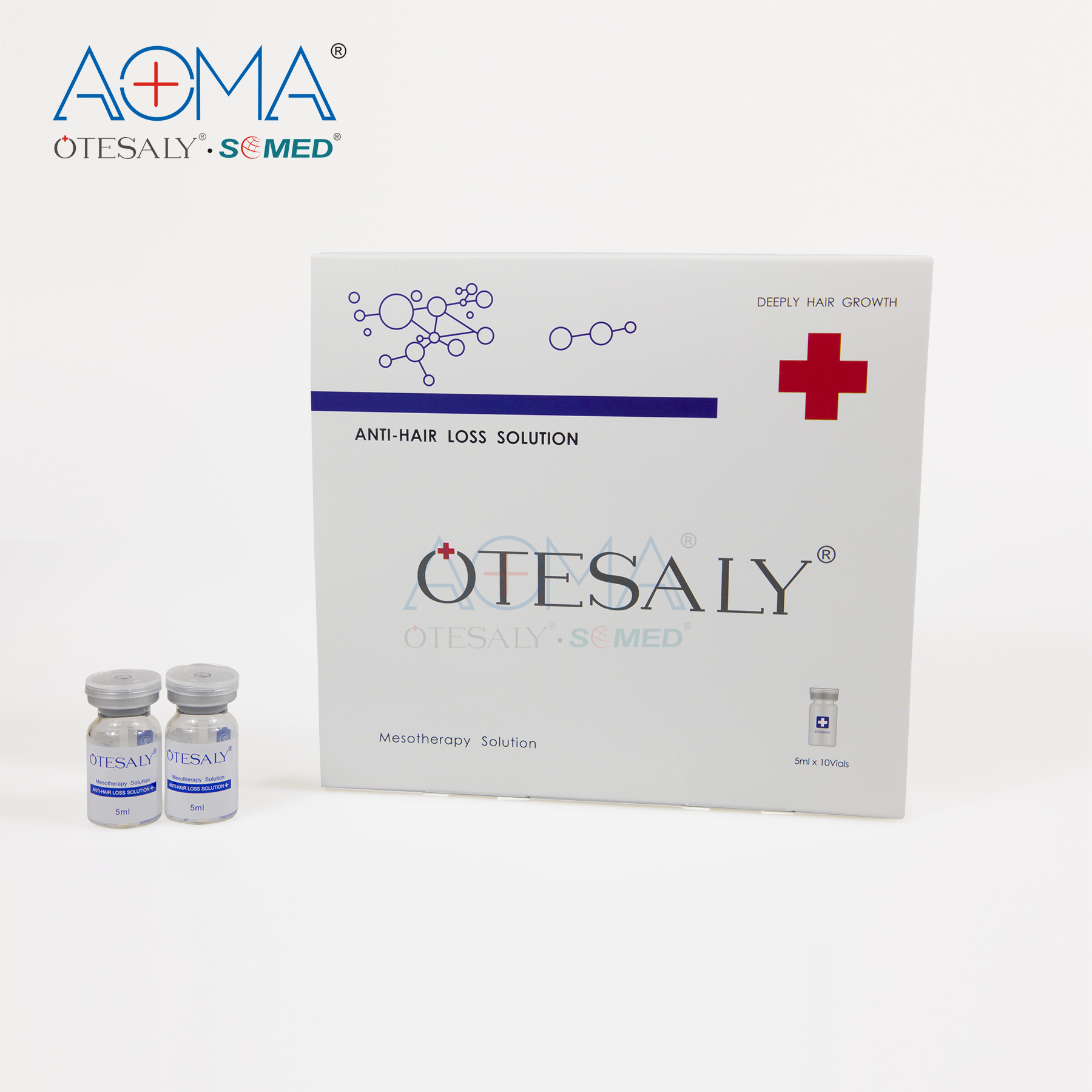 Otesaly CE одобренный питательный раствор для мезотерапии кожи головы Сыворотка против выпадения волос инъекция для уменьшения выпадения волос