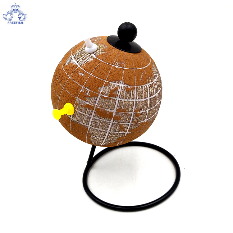 Cork Wood Tellurion Globe Marble Maps Globes Home Office Decoration World Map Training Geography Map Balloon Gift Global