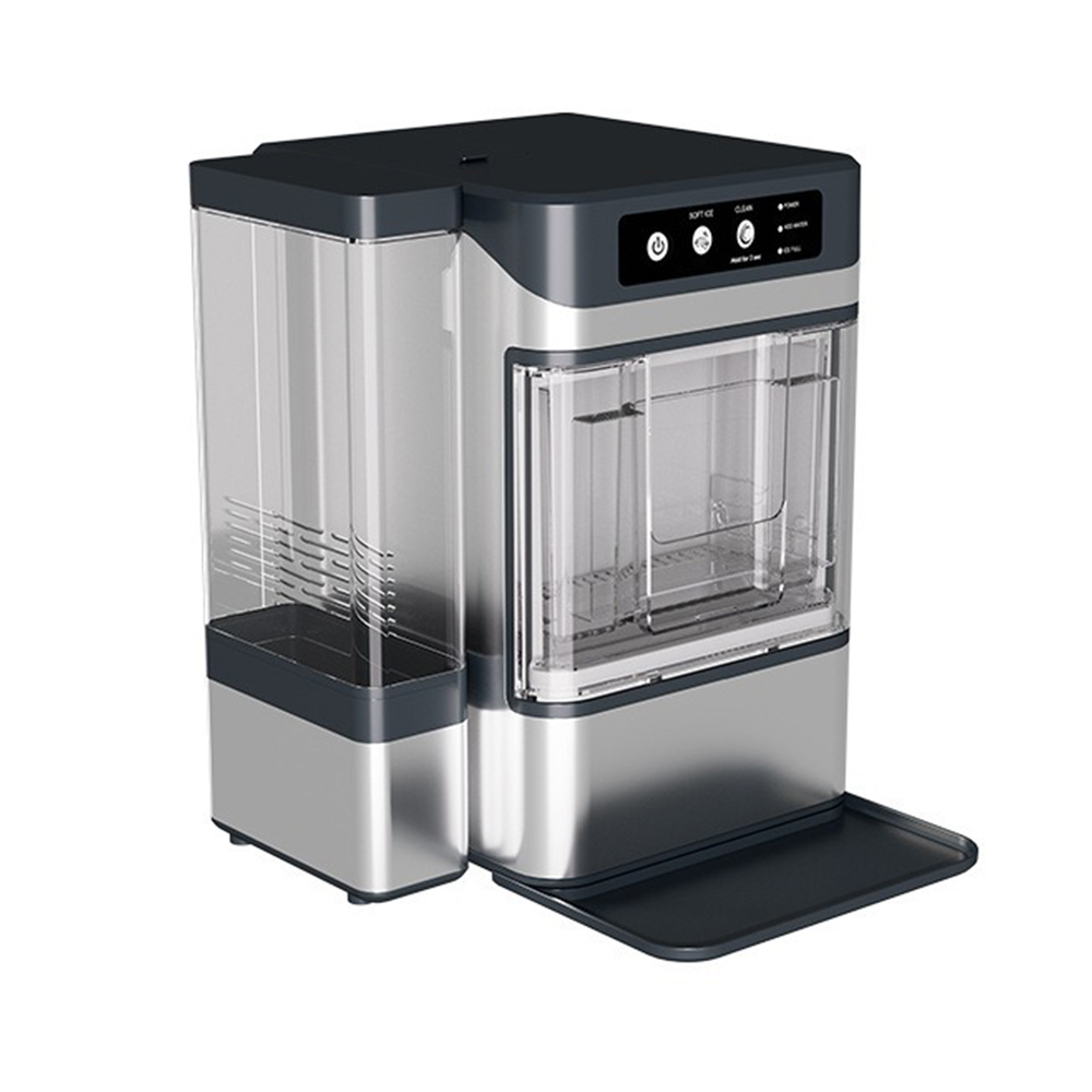 Smart Mini Portable Countertop Ice Making Machine Automatic Electric Liquid Freezer Plastic Ice Cube Generator for Hotels