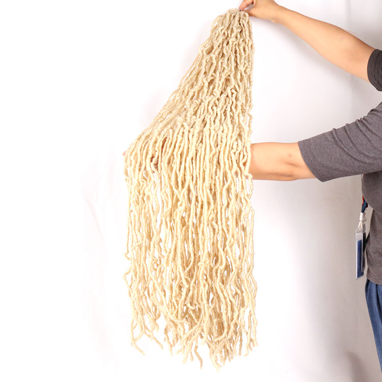 Французские глубокие волнистые искусственные дреды locs, аксессуары для волос для 613, 36 дюймов