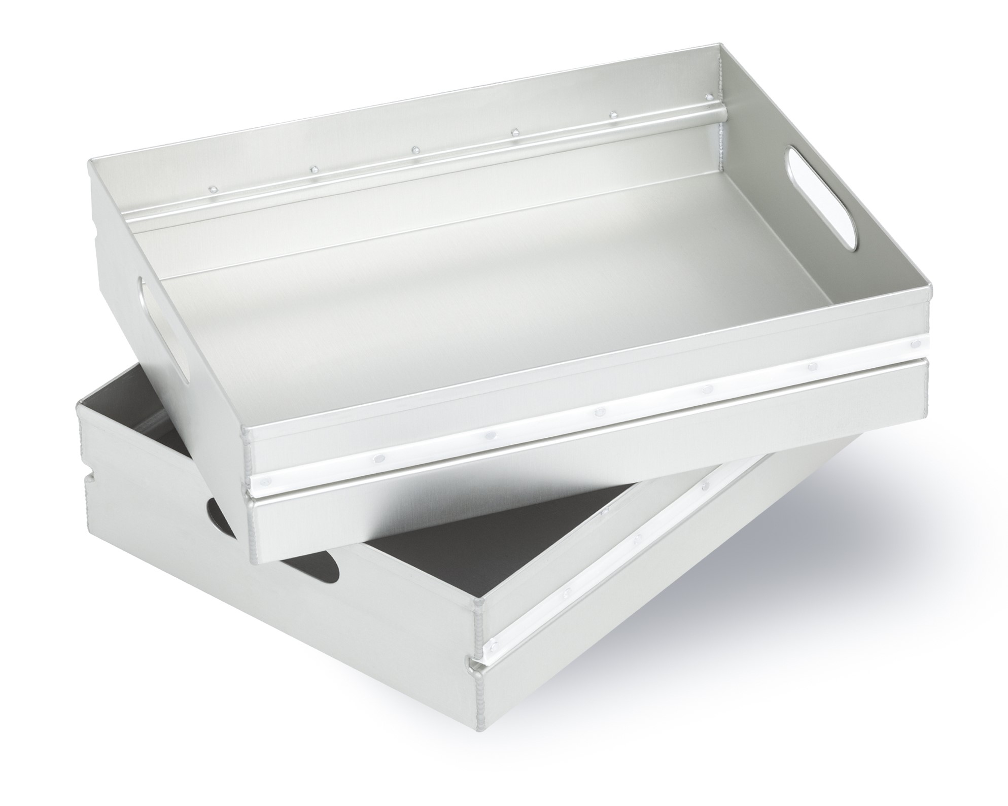 Aluminum drawer for aviation atlas drawer