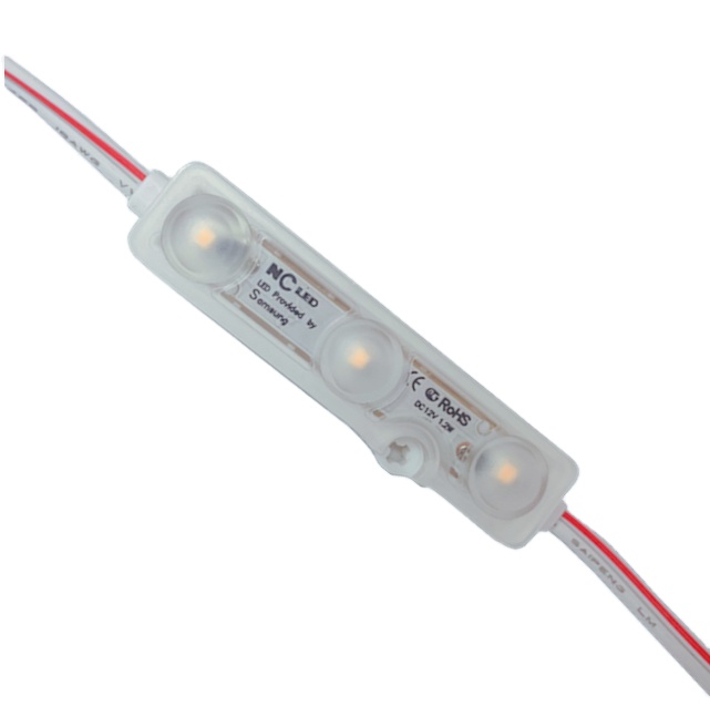 Ultrasonic Injection molding smd 5730 IP68 signage korea backlight lens led signage module 1.2w LED Advertising Lights