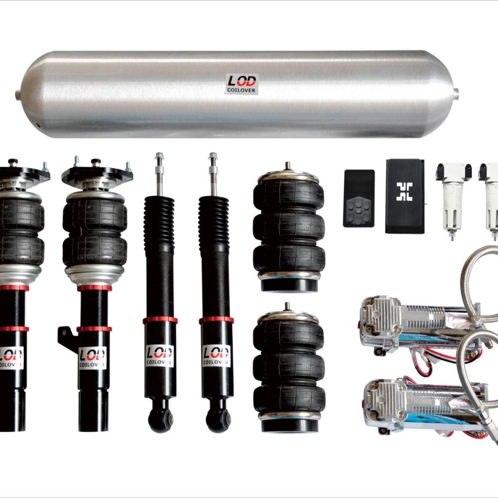Регулировка высоты и демпфера, пневматическая подвеска, комплект coilover w204