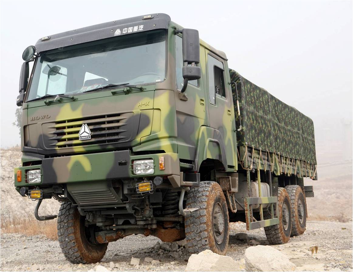 HOWO 6x6 off road military van truck vehicles military transportation truck for sale