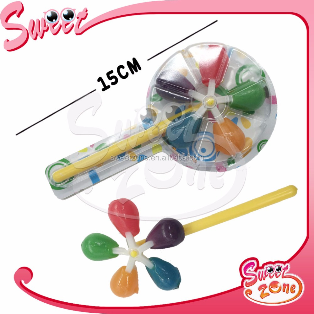 Colorful Windmill Toy Candy Lollipop