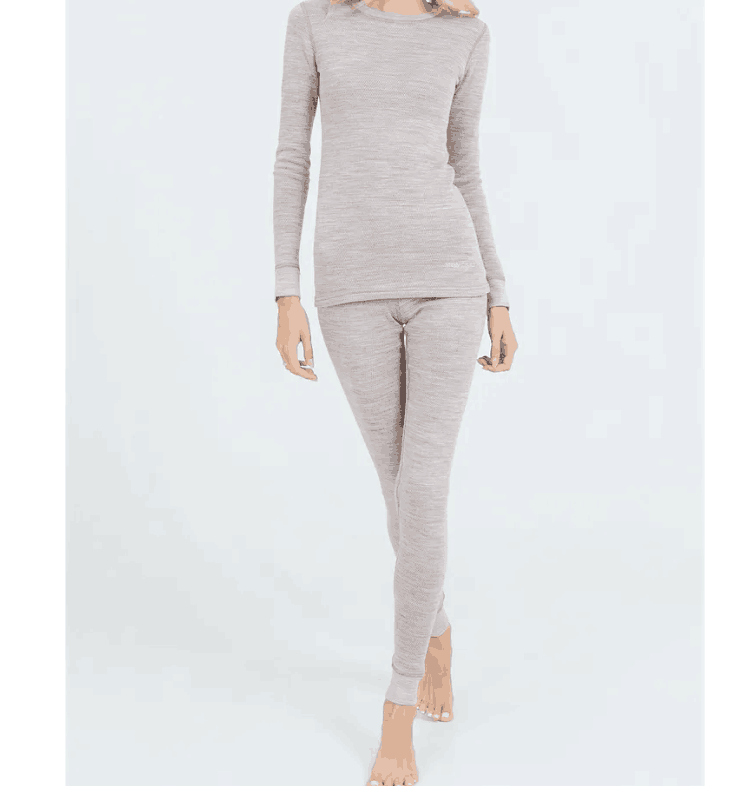 New Arrival Women Tight Underwear Long Sleeve Comfortable Solid O-Neck Thermal underwear