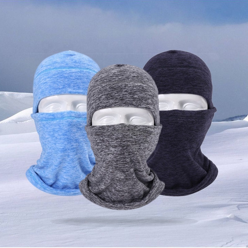Outdoor Soft Equipment Windproof And Cold Proof Unisex Gender Polyester 1 Hole Ski Mask