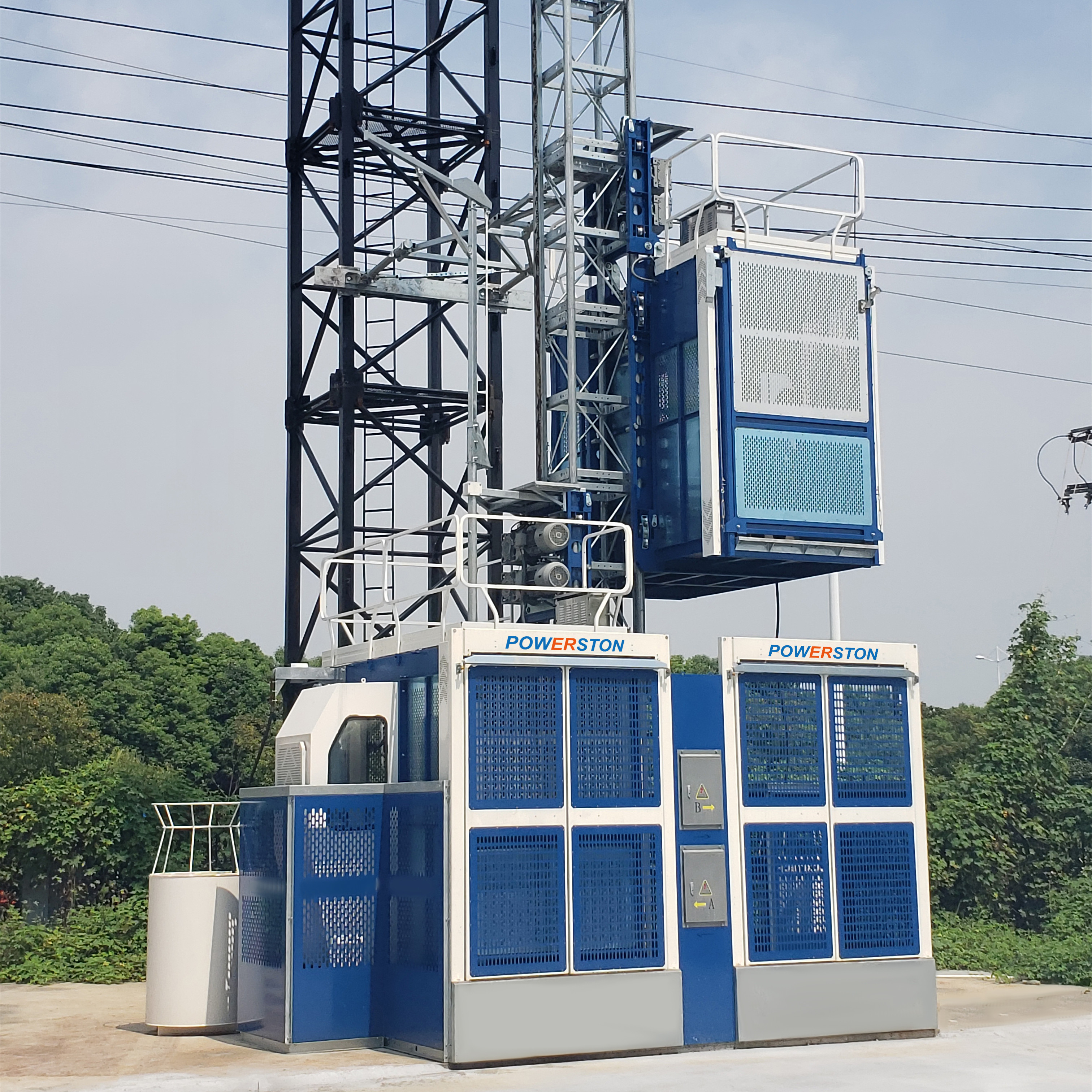 SC200/200TD Single Double Cage Frequency Inverter Passenger Hoist Construction Lift Elevator