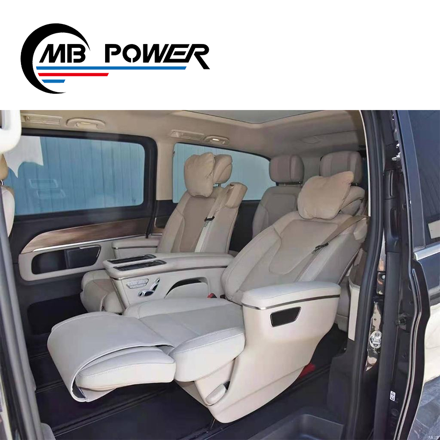 2021 Новый стиль V class w447 OEM электрическое роскошное кожаное автомобильное сиденье Оригинальное кресло для VITO v250 v260 оригинальные сиденья черный и кремовый