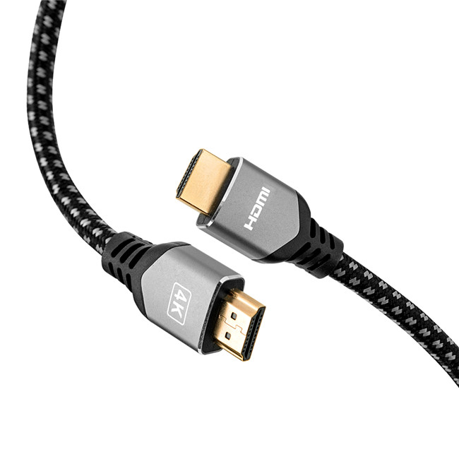 Высокоскоростной HDMI 4K 1080P ПВХ с хлопковым плетеным покрытием с Медной головкой штекер-штекер HDMI кабель для HDTV DVD