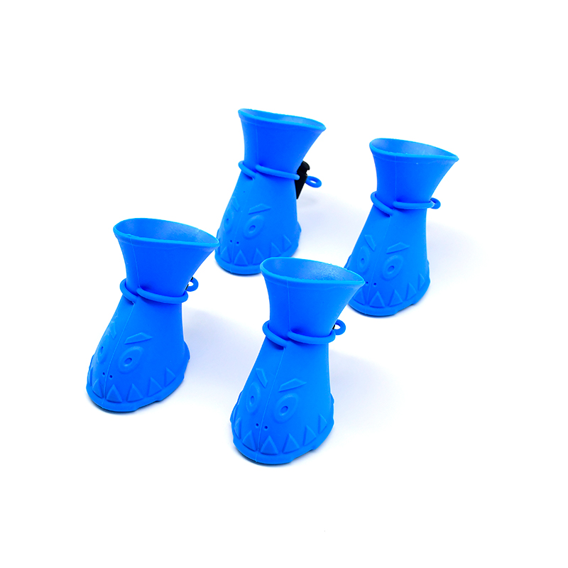 2021 Hot Sale Pet Dog Shoes Cat Multiple Color Silicone Galoshes Non-slip Shoes