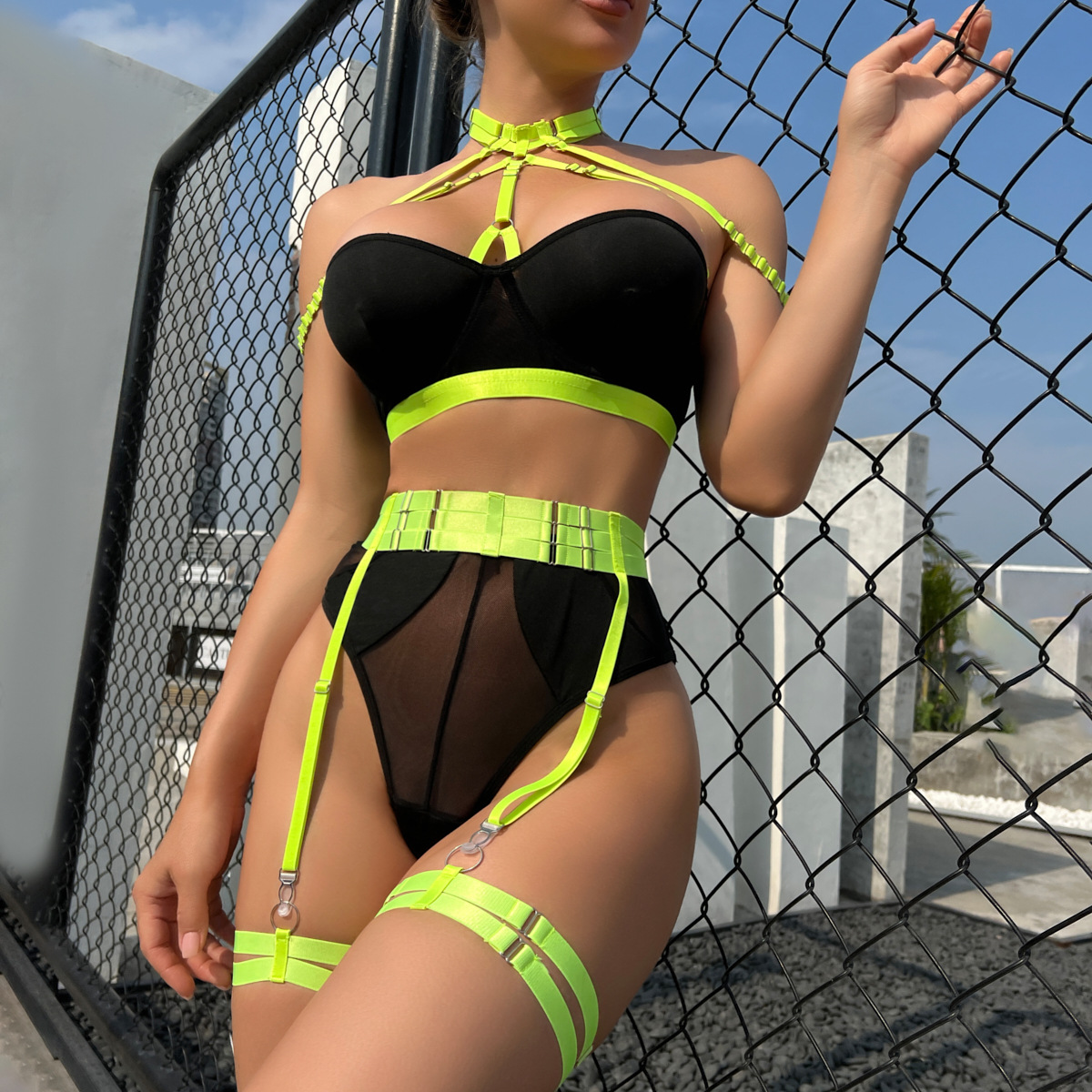 042N Design Your Own Bandage Lingerie Sets 2023 Luxury Fashion High Quality Plus Size Women Lingerie Hot Erotic Sexy Underwear
