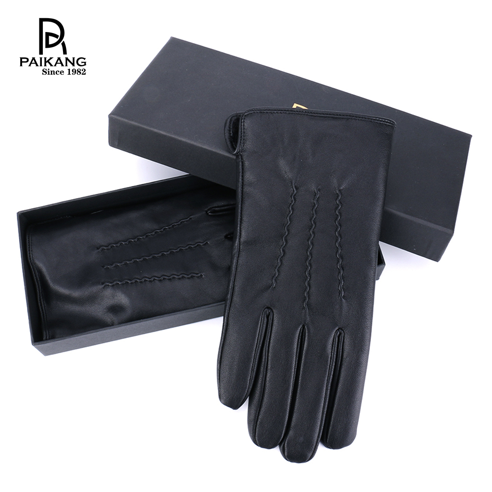 High Quality Sheep Skin Fashion Leather Gloves New Design Comfortable Driving Leather Gloves