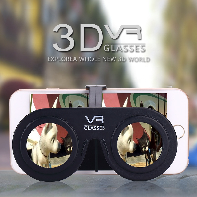 Самый дешевый кинотеатр, VR-гарнитура, портативное 3D Виртуальная реальность, стекло для видеоигр, поддержка OEM, пластиковые складные мини-Очки виртуальной реальности