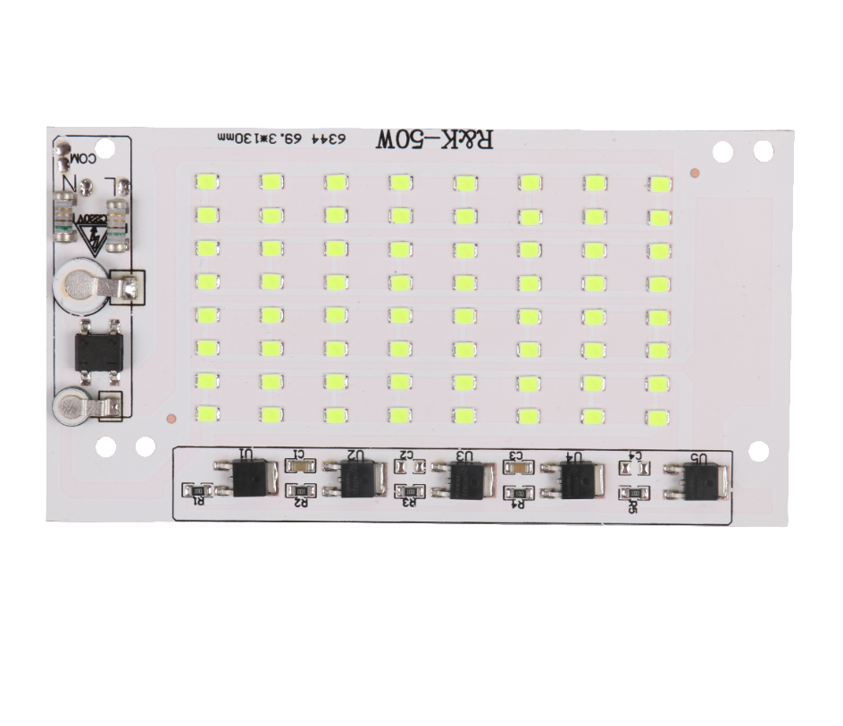 Китайская фабрика, высокий световой поток, 2835 В переменного тока, плата MCPCB DOB SMD 100, чип SANAN, Вт, линейный светодиодный источник ic без драйвера