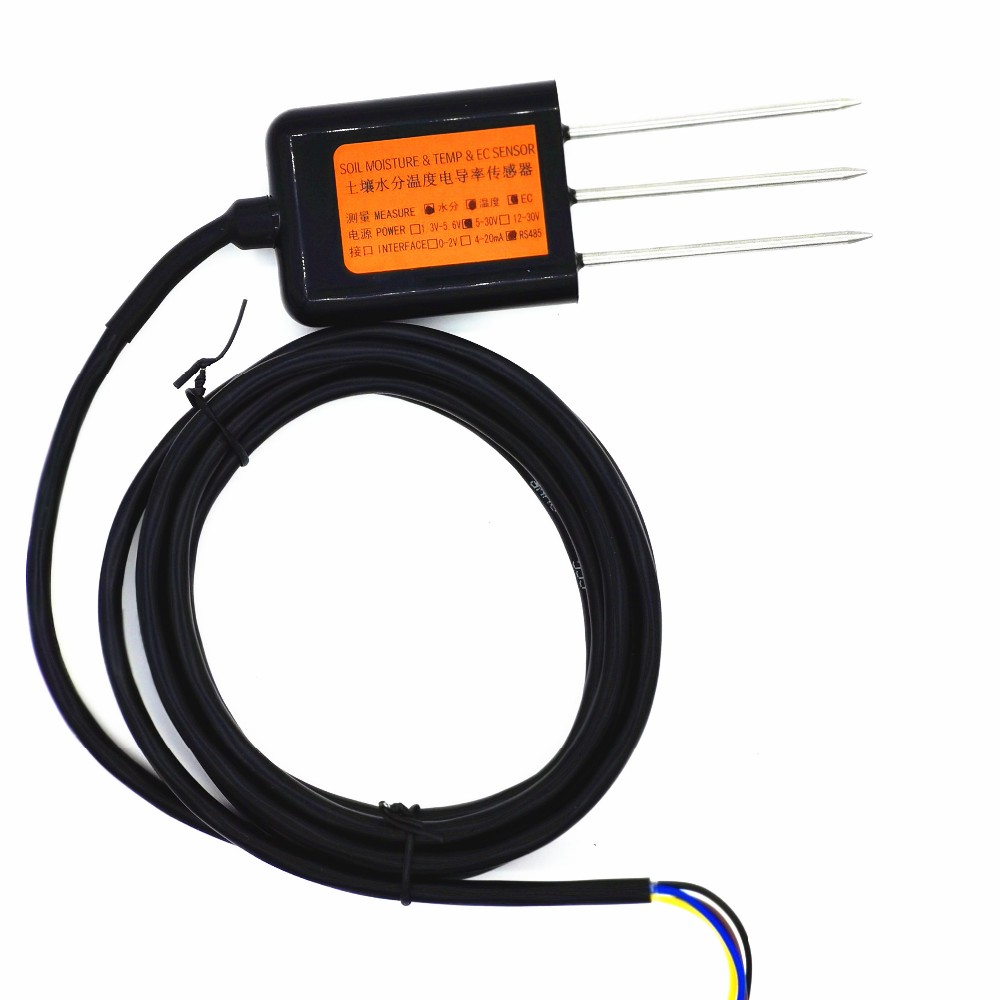 RS485 Modbus LoRa LoRaWAN 4 в 1 датчик засоления почвы влажности почвы EC для сельского хозяйства и фермы