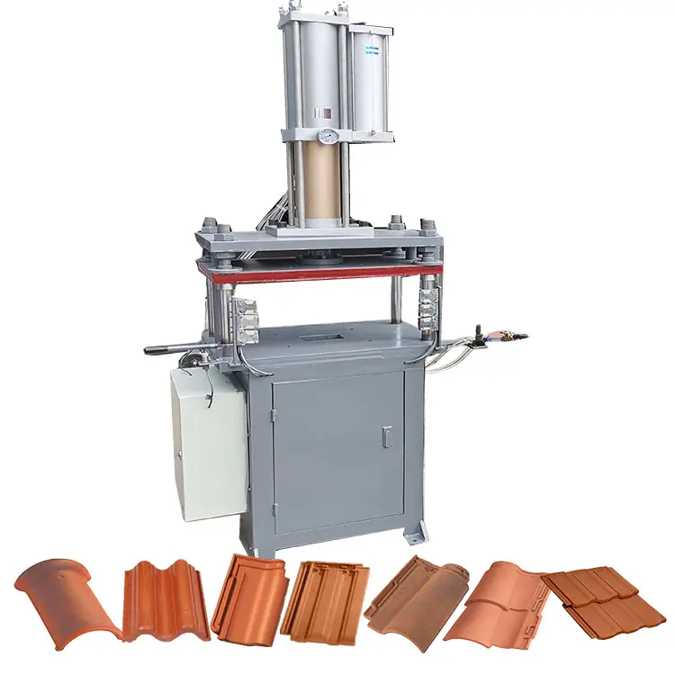Automatic Hydraulic Pneumatic molds moulding cement concrete clay roof press tile forming making machine price